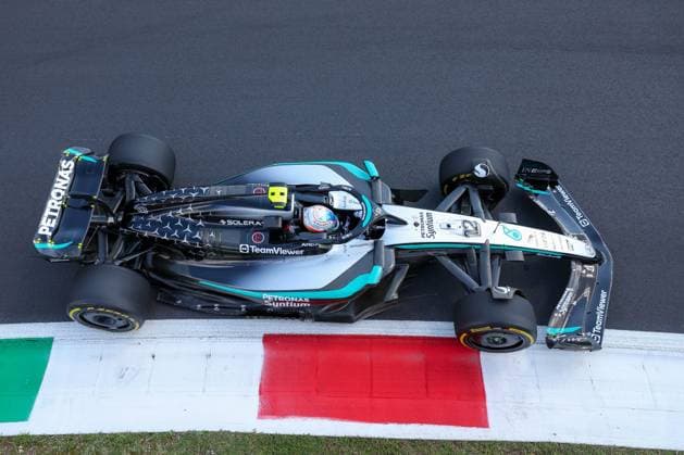 Kimi Antonelli Mercedes AMG Petronas 12 , 1 Free Practice, Italian Grand Prix, Motorsport, Men, Formula 1, 05 09 2025 Monza Lombardy Italy Copyright: xkolbert-press ChristianxKolbertx