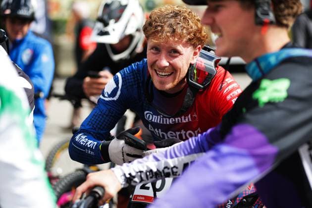 2025 UCI Mountain Bike World Championships Picture by Ed Sykes SWpix.com - 05 09 2025 - Cycling - 2025 UCI Mountain Bike World Championships - Downhill - ChampÃ ry, Valais, Switzerland - Downhill Training Men Elite - Charlie Hatton (Great Britain) Copyright: x xSWpix.comx(t axPhotographyxHubxLtd)xEdxSykes SWpix.comx SWP-3030-1713