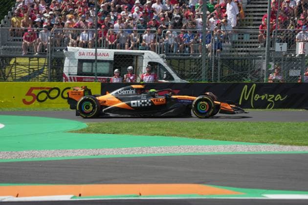 05 09 2025, Autodromo Nazionale Monza, Monza, FORMULA 1 PIRELLI GRAN PREMIO D™ITALIA 2025 , in the picture Lando Norris GBR , McLaren F1 Team Photo by Hasan Bratic DeFodi Images