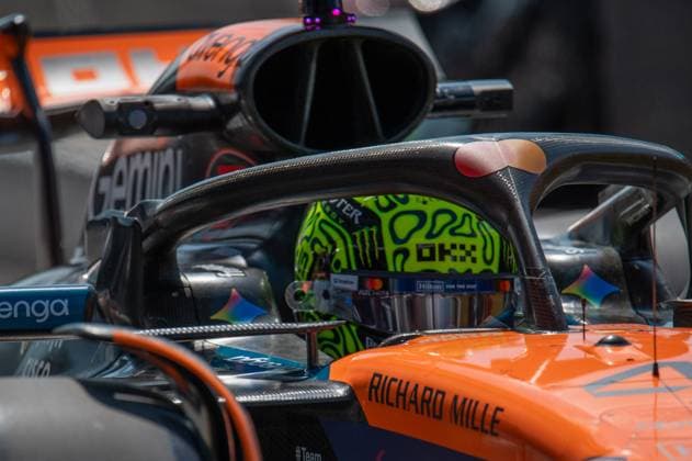 Lando Norris (GBR) driving for McLaren Formula 1 Team during free practice of F1 GP of Italy at Monza Circuit on September 5, 2025 in Monza, Italy. during Pirelli Gran Premio d Italia 2025, Formula 1 Championship in Monza, Italy, September 05 2025  Copyright: xFedericoxManoni IPAxSportx xipa-agency.netx xx IPA_64210377 IPA_Agency_IPA64210377