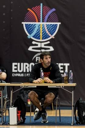 FIBA EuroBasket 2025 Training Germany 05 09 2025 Alex Mumbru National Coach Germany FIBA EuroBasket 2025 Training Germany, Riga, Arena Riga on 05 09 2025 Copyright: xBEAUTIFULxSPORTS Wunderlx