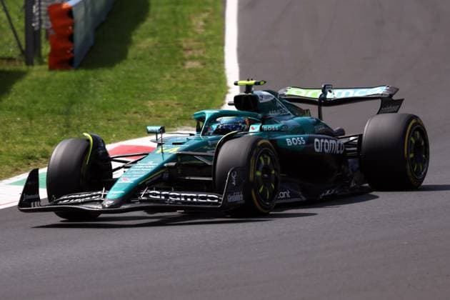F1 Grand Prix of Italy Fernando Alonso of Aston Martin on track during free practice 1 ahead of the F1 Grand Prix of Italy at Autodromo Nazionale on September 5, 2025 in Monza, Italy. Monza Autodromo Nazionale Italy Copyright: xMarcoxCanonierox