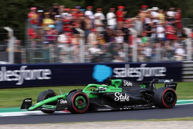 F1 Grand Prix of Italy Nico Hulkenberg of Kick Sauber on track during free practice 1 ahead of the F1 Grand Prix of Italy at Autodromo Nazionale on September 5, 2025 in Monza, Italy. Monza Autodromo Nazionale Italy Copyright: xMarcoxCanonierox