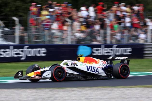 F1 Grand Prix of Italy Liam Lawson of Racing Bulls Formula One Team on track during free practice 1 ahead of the F1 Grand Prix of Italy at Autodromo Nazionale on September 5, 2025 in Monza, Italy. Monza Autodromo Nazionale Italy Copyright: xMarcoxCanonierox
