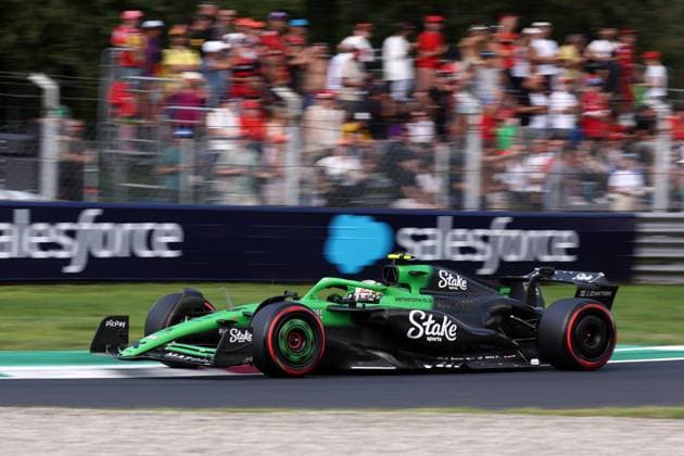 F1 Grand Prix of Italy Gabriel Bortoleto of Kick Sauber on track during free practice 1 ahead of the F1 Grand Prix of Italy at Autodromo Nazionale on September 5, 2025 in Monza, Italy. Monza Autodromo Nazionale Italy Copyright: xMarcoxCanonierox