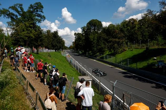 12 Andrea Kimi Antonelli ITA, Mercedes AMG Petronas F1 Team , F1 Grand Prix of Italy at Autodromo Nazionale Monza on September 5, 2025 in Monza, Italy Photo by HOCH ZWEI Monza Italy