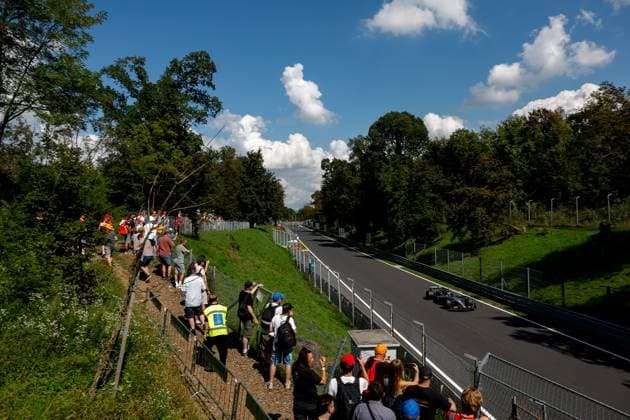 63 George Russell GBR, Mercedes AMG Petronas F1 Team , F1 Grand Prix of Italy at Autodromo Nazionale Monza on September 5, 2025 in Monza, Italy Photo by HOCH ZWEI Monza Italy