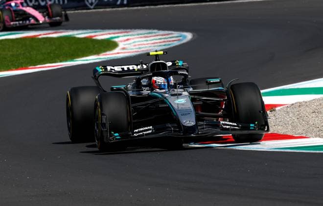 12 Andrea Kimi Antonelli ITA, Mercedes AMG Petronas F1 Team , F1 Grand Prix of Italy at Autodromo Nazionale Monza on September 5, 2025 in Monza, Italy Photo by HOCH ZWEI Monza Italy