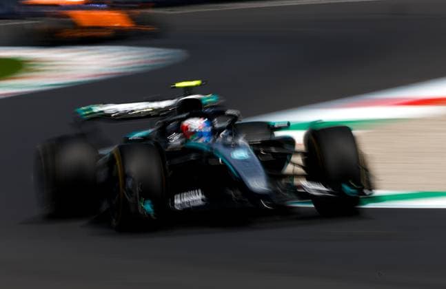 12 Andrea Kimi Antonelli ITA, Mercedes AMG Petronas F1 Team , F1 Grand Prix of Italy at Autodromo Nazionale Monza on September 5, 2025 in Monza, Italy Photo by HOCH ZWEI Monza Italy