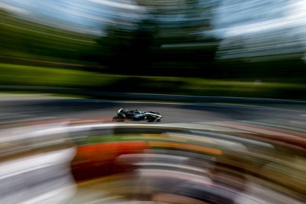 63 George Russell GBR, Mercedes AMG Petronas F1 Team , F1 Grand Prix of Italy at Autodromo Nazionale Monza on September 5, 2025 in Monza, Italy Photo by HOCH ZWEI Monza Italy