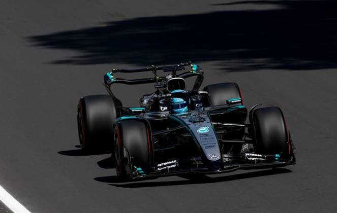 63 George Russell GBR, Mercedes AMG Petronas F1 Team , F1 Grand Prix of Italy at Autodromo Nazionale Monza on September 5, 2025 in Monza, Italy Photo by HOCH ZWEI Monza Italy