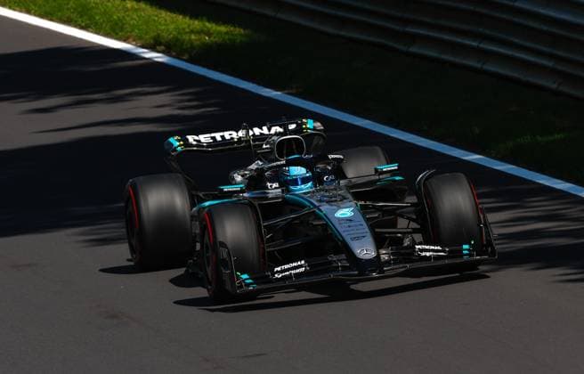 63 George Russell GBR, Mercedes AMG Petronas F1 Team , F1 Grand Prix of Italy at Autodromo Nazionale Monza on September 5, 2025 in Monza, Italy Photo by HOCH ZWEI Monza Italy