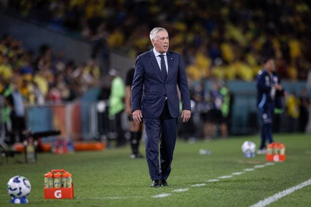 September 4, 2025, Rio De Janeiro, Rio De Janeiro, Rj, Brazil: Carlo Ancelotti during the 2026 FIFA World Cup, WM, Weltmeisterschaft, Fussball South American qualifiers match between Brazil and Chile at Maracana Stadium on September 4, 2025 in Rio de Janeiro, Brazil. ( Pximages) Rio De Janeiro Brazil - ZUMAp175 20250904_zsa_p175_150 Copyright: xWandersonxOliveirax
