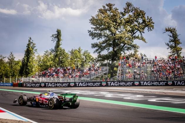 F1 ITALIAN GRAND PRIX FRIDAY Lewis Hamilton of Great Britain and Scuderia Ferrari during friday s practice of the F1 Grand Prix of Italy - Formula 1 Pirelli Gran Premio D Italia 2025 at Autodromo Nazionale Monza Circuit on September 05, 2025, in Monza, Italy. Copyright: xx 080A4275