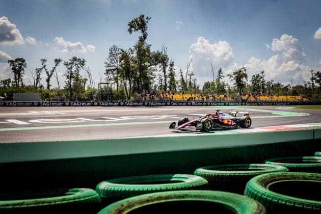 F1 ITALIAN GRAND PRIX FRIDAY Charles Leclerc of Monaco and Scuderia Ferrari during friday s practice of the F1 Grand Prix of Italy - Formula 1 Pirelli Gran Premio D Italia 2025 at Autodromo Nazionale Monza Circuit on September 05, 2025, in Monza, Italy. Copyright: xx 080A4354