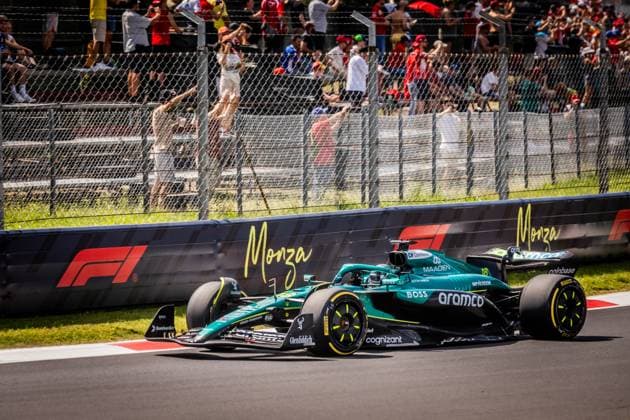 F1 ITALIAN GRAND PRIX FRIDAY Lance Stroll of Canada and Aston Martin F1 Team during friday s practice of the F1 Grand Prix of Italy - Formula 1 Pirelli Gran Premio D Italia 2025 at Autodromo Nazionale Monza Circuit on September 05, 2025, in Monza, Italy. Copyright: xx 080A4366