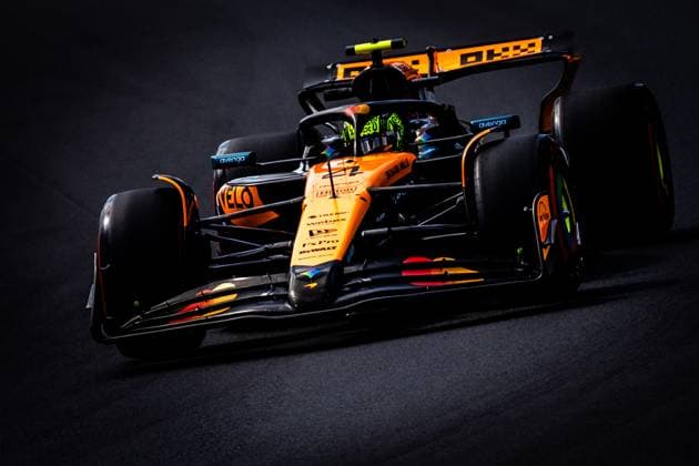 F1 ITALIAN GRAND PRIX FRIDAY Lando Norris of Great Britain and McLaren during friday s practice of the F1 Grand Prix of Italy - Formula 1 Pirelli Gran Premio D Italia 2025 at Autodromo Nazionale Monza Circuit on September 05, 2025, in Monza, Italy. Copyright: xx 080A4513