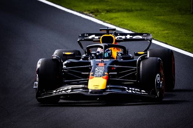 F1 ITALIAN GRAND PRIX FRIDAY Max Verstappen of the Netherlands and Oracle Red Bull Racing during friday s practice of the F1 Grand Prix of Italy - Formula 1 Pirelli Gran Premio D Italia 2025 at Autodromo Nazionale Monza Circuit on September 05, 2025, in Monza, Italy. Copyright: xx 080A4519