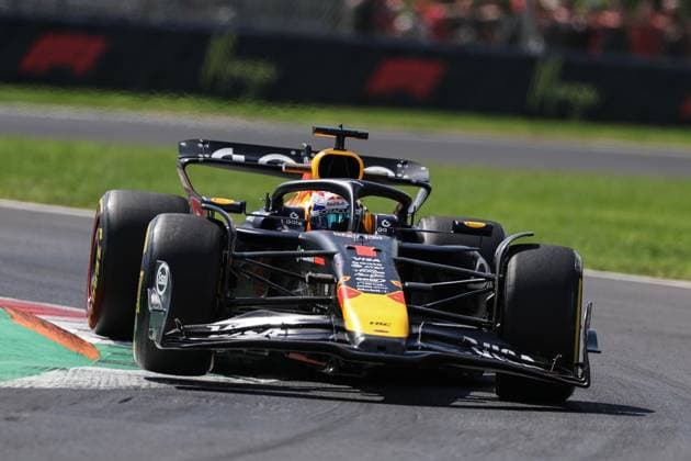 Foto IPP Enrico Schiavi Monza 05-09-2025 Formula 1 - F1 Gran Premio di Italia 2025 FP1 nella foto: Max Verstappen - Red Bull Racing Monza italy ITALIA ITALY  Copyright: xR4924_italyphotopressx
