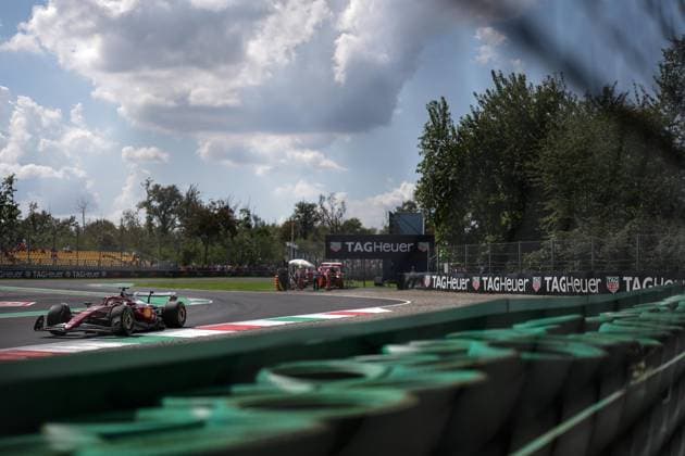 Foto IPP Enrico Schiavi Monza 05-09-2025 Formula 1 - F1 Gran Premio di Italia 2025 FP1 nella foto: Charles Leclerc - Ferrari Monza italy ITALIA ITALY  Copyright: xR4924_italyphotopressx
