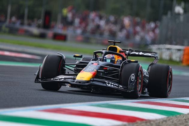 Foto IPP Enrico Schiavi Monza 05-09-2025 Formula 1 - F1 Gran Premio di Italia 2025 FP1 nella foto: Max Verstappen - Red Bull Racing Monza italy ITALIA ITALY  Copyright: xR4924_italyphotopressx