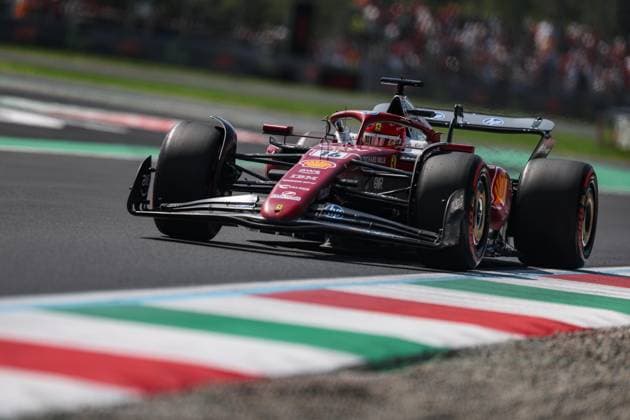 Foto IPP Enrico Schiavi Monza 05-09-2025 Formula 1 - F1 Gran Premio di Italia 2025 FP1 nella foto: Charles Leclerc - Ferrari Monza italy ITALIA ITALY  Copyright: xR4924_italyphotopressx