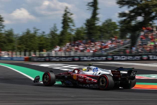 Foto IPP Enrico Schiavi Monza 05-09-2025 Formula 1 - F1 Gran Premio di Italia 2025 FP1 nella foto: Lewis Hamilton - Ferrari Monza italy ITALIA ITALY  Copyright: xR4924_italyphotopressx
