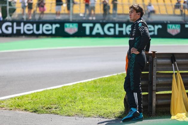 Foto IPP Enrico Schiavi Monza 05-09-2025 Formula 1 - F1 Gran Premio di Italia 2025 FP1 nella foto: George Russell - Mercedes Monza italy ITALIA ITALY  Copyright: xR4924_italyphotopressx