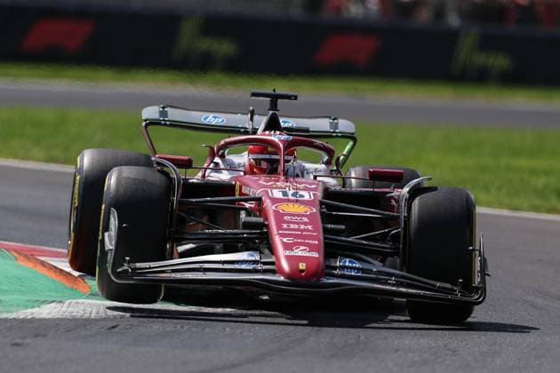 Foto IPP Enrico Schiavi Monza 05-09-2025 Formula 1 - F1 Gran Premio di Italia 2025 FP1 nella foto: Charles Leclerc - Ferrari Monza italy ITALIA ITALY  Copyright: xR4924_italyphotopressx