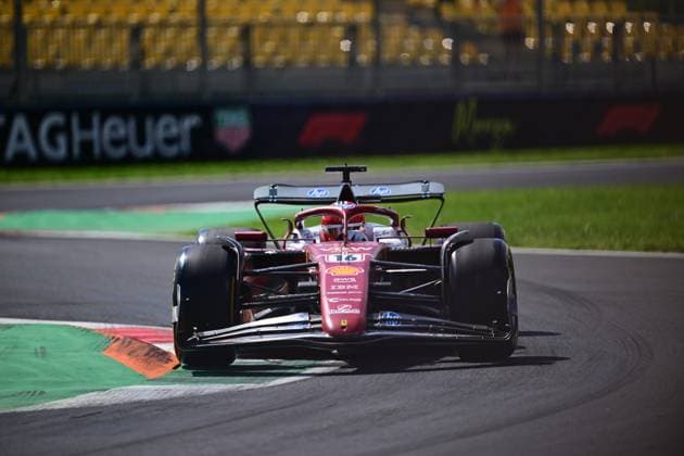 F1 Grand Prix of Italy - Practice Charles Leclerc of Scuderia Ferrari drives during the free practice of the Italian GP, the 16th round of the Formula 1 World Championship, WM, Weltmeisterschaft in Autodromo Nazionale di Monza, Monza, Lombardy, Italy, on September 5, 2025. Monza Lombardy Italy  Copyright: xAndreaxDiodatox originalFilename:diodato-formula1250905_npt0I.jpg