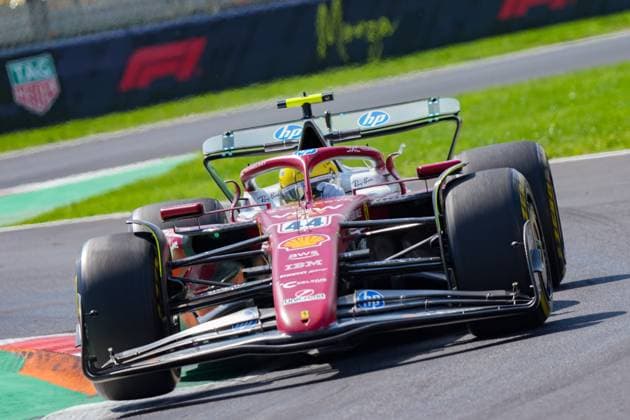 F1 Grand Prix of Italy - Practice Lewis Hamilton of the United Kingdom drives the (44) Scuderia Ferrari HP SF-25 during the Free Practice of the Formula 1 PIRELLI Gran Premio d Italia 2025, the 16th round of the 2025 FIA Formula One World Championship, WM, Weltmeisterschaft in Monza, Italy, on September 5, 2025. Monza Italy Italy  Copyright: xLucaxRossinix originalFilename:rossini-formula1250905_npjxI.jpg