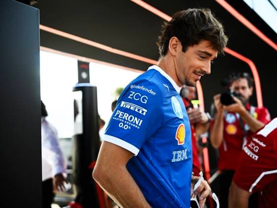 F1 Grand Prix of Italy - Practice Charles Leclerc of Team Scuderia Ferrari HP, driving the Ferrari SF-25, is in the paddock during the FIA Formula One World Championship, WM, Weltmeisterschaft Formula 1 Pirelli Gran Premio d Italia 2025, in Monza, Italy, on September 5, 2025. Monza Italy  Copyright: xLucaxBarsalix originalFilename:barsali-notitle250905_npprf.jpg