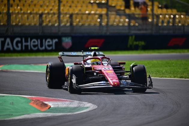 F1 Grand Prix of Italy - Practice Lewis Hamilton of Scuderia Ferrari drives during the free practice of the Italian GP, the 16th round of the Formula 1 World Championship, WM, Weltmeisterschaft in Autodromo Nazionale di Monza, Monza, Lombardy, Italy, on September 5, 2025. Monza Lombardy Italy  Copyright: xAndreaxDiodatox originalFilename:diodato-formula1250905_nppEK.jpg