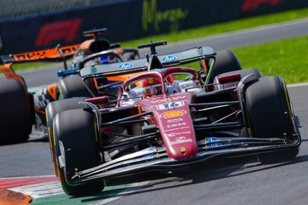 F1 Grand Prix of Italy - Practice Charles Leclerc of Monaco drives the (16) Scuderia Ferrari HP SF-25 during the Free Practice of the Formula 1 PIRELLI Gran Premio d Italia 2025, the 16th round of the 2025 FIA Formula One World Championship, WM, Weltmeisterschaft on September 5, 2025, at the Autodromo Nazionale Monza in Monza, Italy. Monza Italy Italy  Copyright: xLucaxRossinix originalFilename:rossini-formula1250905_np6QP.jpg