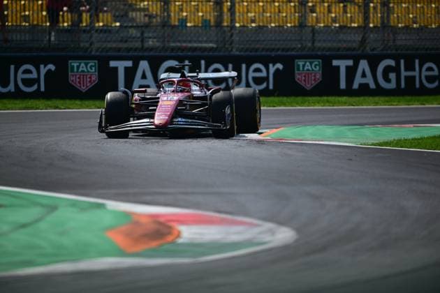 F1 Grand Prix of Italy - Practice Charles Leclerc of Scuderia Ferrari drives during the free practice of the Italian GP, the 16th round of the Formula 1 World Championship, WM, Weltmeisterschaft in Autodromo Nazionale di Monza, Monza, Lombardy, Italy, on September 5, 2025. Monza Lombardy Italy  Copyright: xAndreaxDiodatox originalFilename:diodato-formula1250905_np4RP.jpg