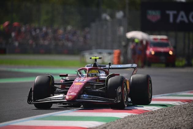 F1 Grand Prix of Italy - Practice Lewis Hamilton of Scuderia Ferrari drives during the free practice of the Italian GP, the 16th round of the Formula 1 World Championship, WM, Weltmeisterschaft in Autodromo Nazionale di Monza, Monza, Lombardy, Italy, on September 5, 2025. Monza Lombardy Italy  Copyright: xAndreaxDiodatox originalFilename:diodato-formula1250905_npH6m.jpg