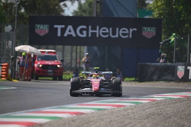F1 Grand Prix of Italy - Practice Lewis Hamilton of Scuderia Ferrari drives during the free practice of the Italian GP, the 16th round of the Formula 1 World Championship, WM, Weltmeisterschaft in Autodromo Nazionale di Monza, Monza, Lombardy, Italy, on September 5, 2025. Monza Lombardy Italy  Copyright: xAndreaxDiodatox originalFilename:diodato-formula1250905_npMn5.jpg