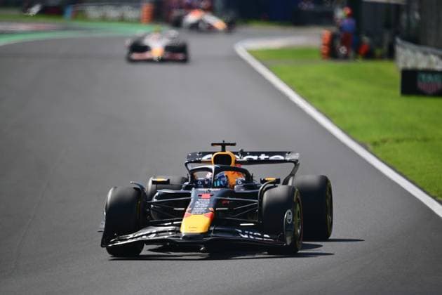 F1 Grand Prix of Italy - Practice Max Verstappen of Red Bull Racing Honda drives during free practice of the Italian GP, the 16th round of the Formula 1 World Championship, WM, Weltmeisterschaft in Autodromo Nazionale di Monza, Monza, Lombardy, Italy, on September 5, 2025. Monza Lombardy Italy  Copyright: xAndreaxDiodatox originalFilename:diodato-formula1250905_np5O9.jpg