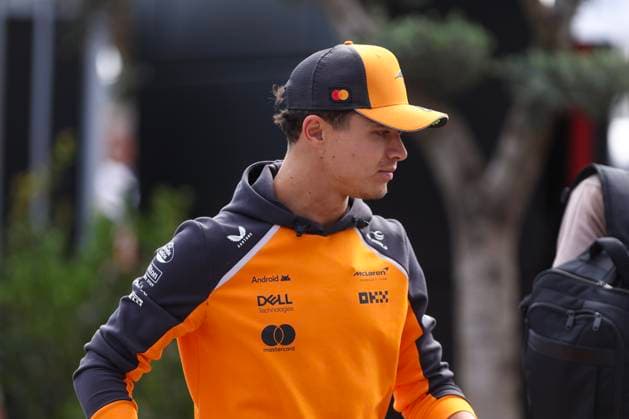 F1 Grand Prix of Italy Lando Norris of McLaren Formula 1 Team looks on during practice ahead of the F1 Grand Prix of Italy at Autodromo Nazionale on September 5, 2025 in Monza, Italy. Monza Autodromo Nazionale Italy Copyright: xMarcoxCanonierox
