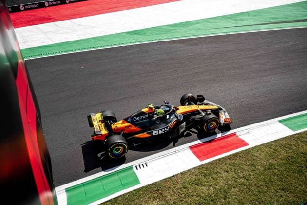 F1 - ITALIAN GRAND PRIX 2025 04 NORRIS Lando (gbr), McLaren F1 Team MCL39, action during the 2025 Formula 1 Pirelli Grand Premio d™Italia, 2025 Italian Grand Prix, 16th round of the 2025 FIA Formula One World Championship, WM, Weltmeisterschaft from September 5 to 7, 2025 on the Autodromo Nazionale Monza, in Monza, Italy - MonzaItaly  Copyright: xALBERTOxVIMERCATIx