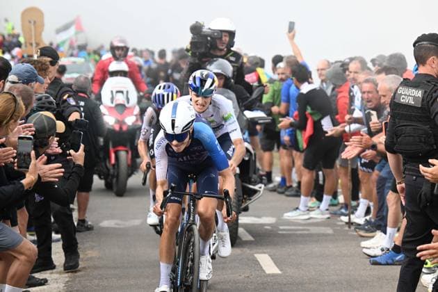 05-09-2025 Vuelta A Espana; Tappa 13 Cabezon De La Sal - Alto De L angliru; 2025, Israel - Premier Tech; Riccitello, Matthew; Alto De L angliru; 