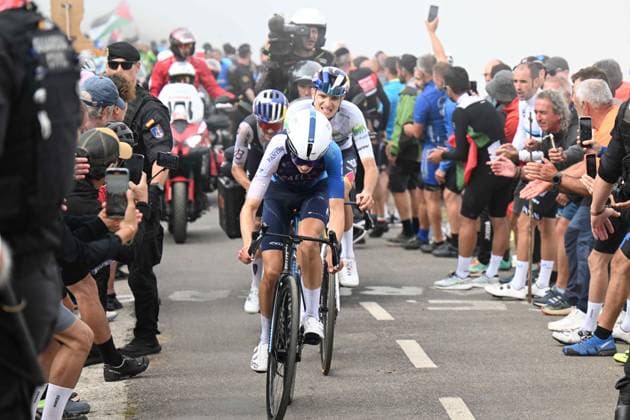 05-09-2025 Vuelta A Espana; Tappa 13 Cabezon De La Sal - Alto De L angliru; 2025, Israel - Premier Tech; Riccitello, Matthew; Alto De L angliru; 