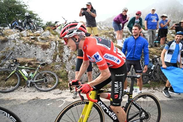 05-09-2025 Vuelta A Espana; Tappa 13 Cabezon De La Sal - Alto De L angliru; 2025, Visma - Lease A Bike; Vingegaard, Jonas; Alto De L angliru; 