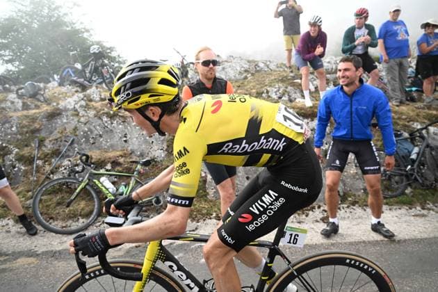 05-09-2025 Vuelta A Espana; Tappa 13 Cabezon De La Sal - Alto De L angliru; 2025, Visma - Lease A Bike; Kuss, Sepp; Alto De L angliru; 