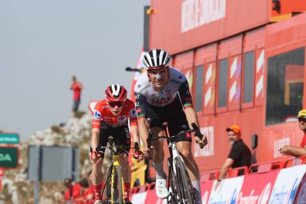 05-09-2025 Vuelta A Espana; Tappa 13 Cabezon De La Sal - Alto De L angliru; 2025, Uae Team Emirates - Xrg; 2025, Visma - Lease A Bike; Almeida, Joao; Vingegaard, Jonas; Alto De L angliru; 