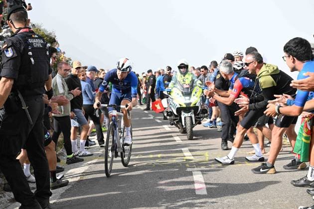 05-09-2025 Vuelta A Espana; Tappa 13 Cabezon De La Sal - Alto De L angliru; 2025, Groupama - Fdj; Molard, Rudy; Alto De L angliru; 