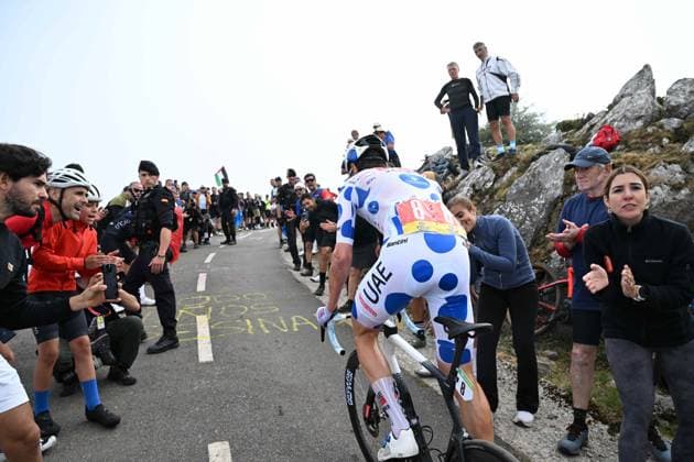 05-09-2025 Vuelta A Espana; Tappa 13 Cabezon De La Sal - Alto De L angliru; 2025, Uae Team Emirates - Xrg; Vine, Jai; Alto De L angliru; 