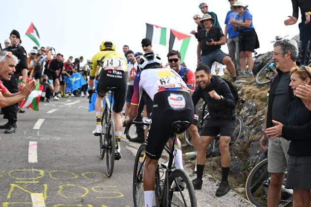 05-09-2025 Vuelta A Espana; Tappa 13 Cabezon De La Sal - Alto De L angliru; 2025, Ineos Grenadiers; Bernal Gomez, Arley; Alto De L angliru; 
