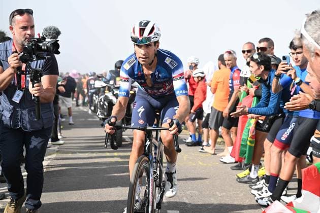05-09-2025 Vuelta A Espana; Tappa 13 Cabezon De La Sal - Alto De L angliru; 2025, Soudal - Quick Step; Landa Meana, Mikel; Alto De L angliru; 