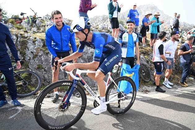 05-09-2025 Vuelta A Espana; Tappa 13 Cabezon De La Sal - Alto De L angliru; 2025, Groupama - Fdj; Molard, Rudy; Alto De L angliru; 